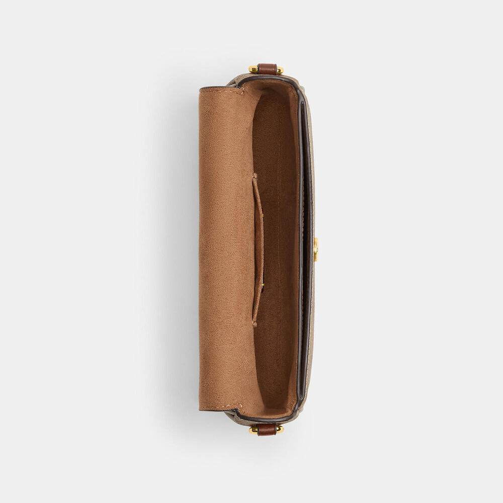 Hailey Flap Bag In Signature Canvas